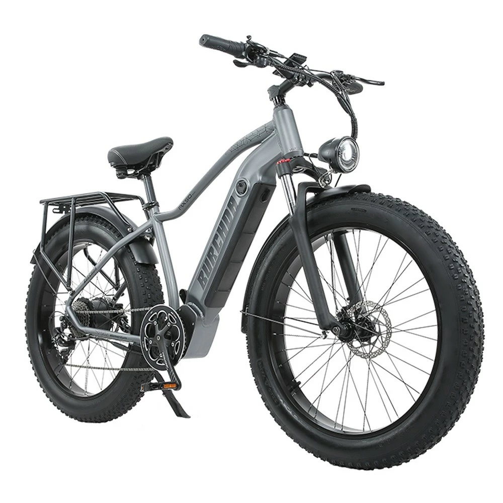 BURCHDA RX50 Electric Bike 26*4.0 Inch Fat Tire 1000W Motor 48V 18Ah Battery 45Km/h Max Speed 8-Speed Shimano Gear Road Snow Mountain Bike 3 BURCHDA RX50 Electric Bike 26*4.0 Inch Fat Tire 1000W Motor 48V 18Ah Battery 45Km/h Max Speed 8-Speed Shimano Gear Road Snow Mountain Bike