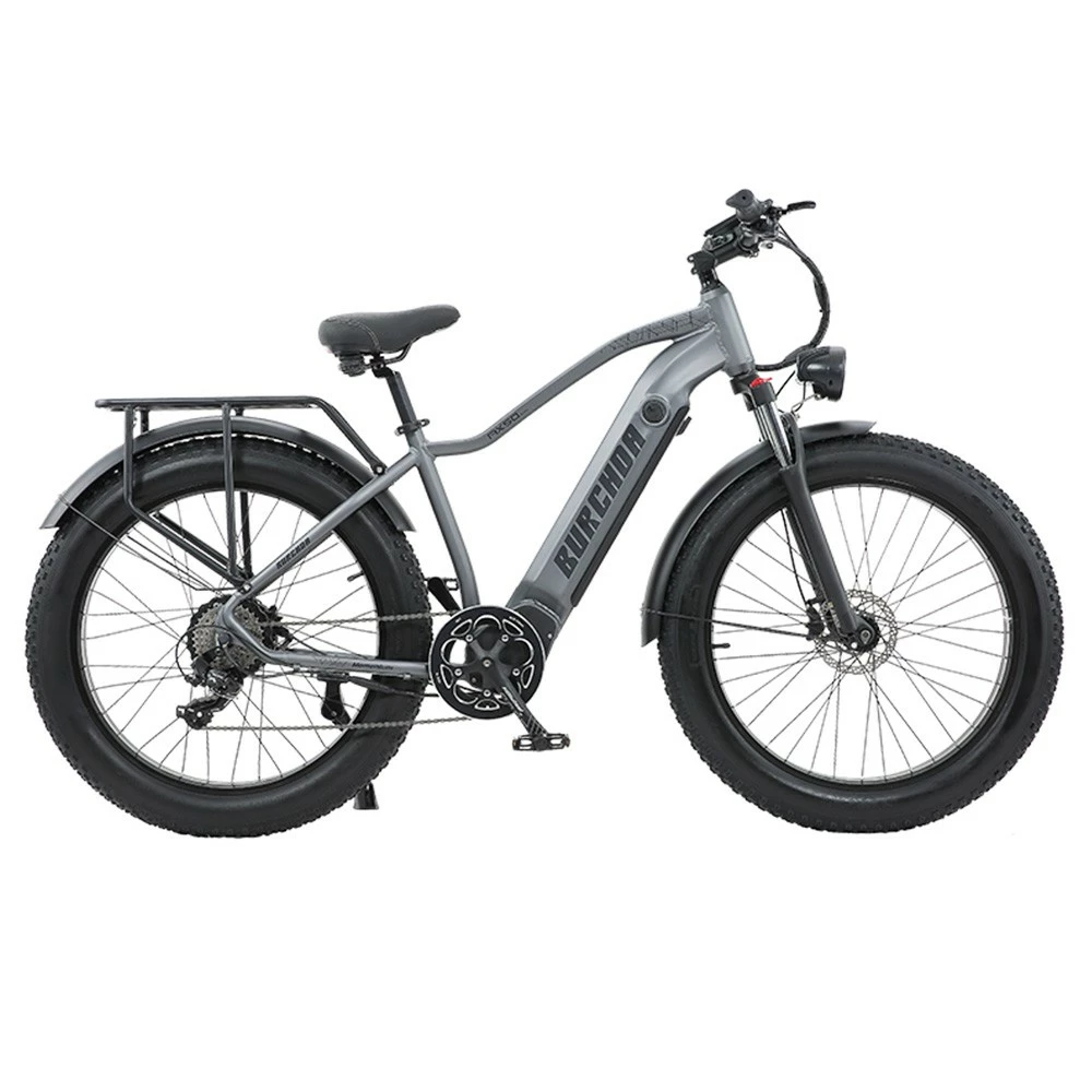 BURCHDA RX50 Electric Bike 26*4.0 Inch Fat Tire 1000W Motor 48V 18Ah Battery 45Km/h Max Speed 8-Speed Shimano Gear Road Snow Mountain Bike 4 BURCHDA RX50 Electric Bike 26*4.0 Inch Fat Tire 1000W Motor 48V 18Ah Battery 45Km/h Max Speed 8-Speed Shimano Gear Road Snow Mountain Bike - Image 2