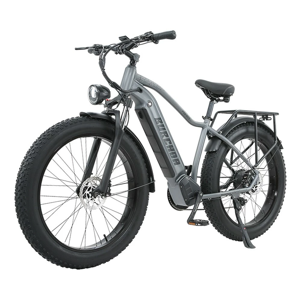 BURCHDA RX50 Electric Bike 26*4.0 Inch Fat Tire 1000W Motor 48V 18Ah Battery 45Km/h Max Speed 8-Speed Shimano Gear Road Snow Mountain Bike 6 BURCHDA RX50 Electric Bike 26*4.0 Inch Fat Tire 1000W Motor 48V 18Ah Battery 45Km/h Max Speed 8-Speed Shimano Gear Road Snow Mountain Bike - Image 4