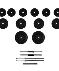 Barbell +2 Dumbbell Set 30.5kg -rockbros-shop Barbell 2 Dumbbell Set 30 5kg 492414 2