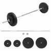 Barbell With Plates Set 30 Kg -rockbros-shop Barbell with Plates Set 30 kg 518691 0