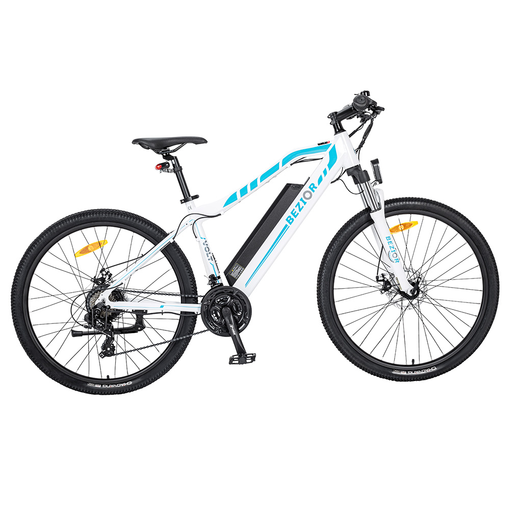 Bezior M1 Pro Electric Moped Bike 500W Motor 100km Range 12.5Ah Battery 27.5*2.25'' Wheels 25km/h Max Speed - White Bezior M1 Pro Electric Moped Bike 500W Motor 100km Range 12.5Ah Battery 27.5*2.25'' Wheels 25km/h Max Speed - White -rockbros-shop Bezior M1 Pro Electric Moped Bike 500W Motor 100km Range White 500442 0