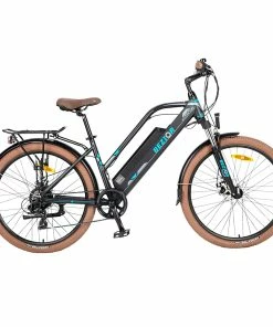 Bezior M2 Pro Electric Moped Bike 500W Motor 100km Range 12.5Ah Battery 26*2.125'' Wheels 25km/h Max Speed - Black