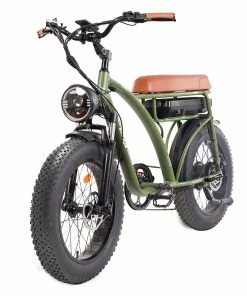 BEZIOR XF001 Retro Electric Bike 20*4.0 Inch Fat Tires 1000W Motor 12.5Ah 48V Battery 45Km/h Max Speed 120kg Max Load Shimano 7-Speed Dual Mechanical Disc Brakes Front & Rear Suspension Fork LCD Display - Army Green 9 BEZIOR XF001 Retro Electric Bike 20*4.0 Inch Fat Tires 1000W Motor 12.5Ah 48V Battery 45Km/h Max Speed 120kg Max Load Shimano 7-Speed Dual Mechanical Disc Brakes Front & Rear Suspension Fork LCD Display - Army Green -rockbros-shop Bezior XF001 Retro Electric Bike 1000W Brushless Motor 519234 3