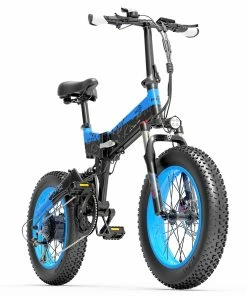 BEZIOR XF200 Off-road Electric Bike All Terrain Electric Bicycle 20x4'' Fat Tire 48V 1000W Motor 40km/h Max Speed 15Ah Battery Shimano 7-speed Shifting System - Black Blue 12 BEZIOR XF200 Off-road Electric Bike All Terrain Electric Bicycle 20x4'' Fat Tire 48V 1000W Motor 40km/h Max Speed 15Ah Battery Shimano 7-speed Shifting System - Black Blue -rockbros-shop Bezior XF200 Off road Electric Bike All Terrain Electric Bicycle 519202 4