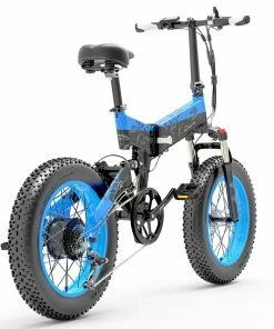 BEZIOR XF200 Off-road Electric Bike All Terrain Electric Bicycle 20x4'' Fat Tire 48V 1000W Motor 40km/h Max Speed 15Ah Battery Shimano 7-speed Shifting System - Black Blue 13 BEZIOR XF200 Off-road Electric Bike All Terrain Electric Bicycle 20x4'' Fat Tire 48V 1000W Motor 40km/h Max Speed 15Ah Battery Shimano 7-speed Shifting System - Black Blue -rockbros-shop Bezior XF200 Off road Electric Bike All Terrain Electric Bicycle 519202 5