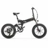 BEZIOR XF200 Off-road Electric Bike All Terrain Electric Bicycle 20x4'' Fat Tire 48V 1000W Motor 40km/h Max Speed 15Ah Battery Shimano 7-speed Shifting System - Black Grey -rockbros-shop Bezior XF200 Off road Electric Bike All Terrain Electric Bicycle 519203 0