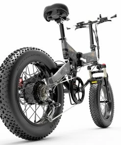 BEZIOR XF200 Off-road Electric Bike All Terrain Electric Bicycle 20x4'' Fat Tire 48V 1000W Motor 40km/h Max Speed 15Ah Battery Shimano 7-speed Shifting System - Black Grey 12 BEZIOR XF200 Off-road Electric Bike All Terrain Electric Bicycle 20x4'' Fat Tire 48V 1000W Motor 40km/h Max Speed 15Ah Battery Shimano 7-speed Shifting System - Black Grey -rockbros-shop Bezior XF200 Off road Electric Bike All Terrain Electric Bicycle 519203 4