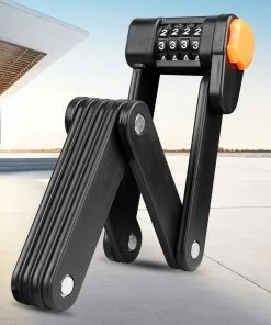 Bicycle Folding Lock Lengthen Anti Theft Heavy Duty Strong Foldable Lock For E Bike Scooter Motorcycle -rockbros-shop Bicycle Folding Lock Lengthen Anti Theft 506450 5