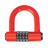 Bicycle U Lock 4-digit Combination Password Lock Anti-theft Heavy Duty Gym Locker For Bikes, Motorcycles, Scooters - Red 1 Bicycle U Lock 4-digit Combination Password Lock Anti-theft Heavy Duty Gym Locker For Bikes, Motorcycles, Scooters - Red -rockbros-shop Bicycle U Lock 4 digit Combination Password Lock Red 518198 0