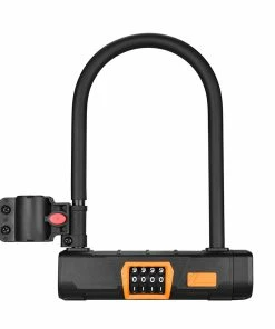 Bicycle U Lock Anti-theft Heavy Duty Bike Password Lock Alloy Bike Safety Tool For Bikes, Motorcycles, Scooters