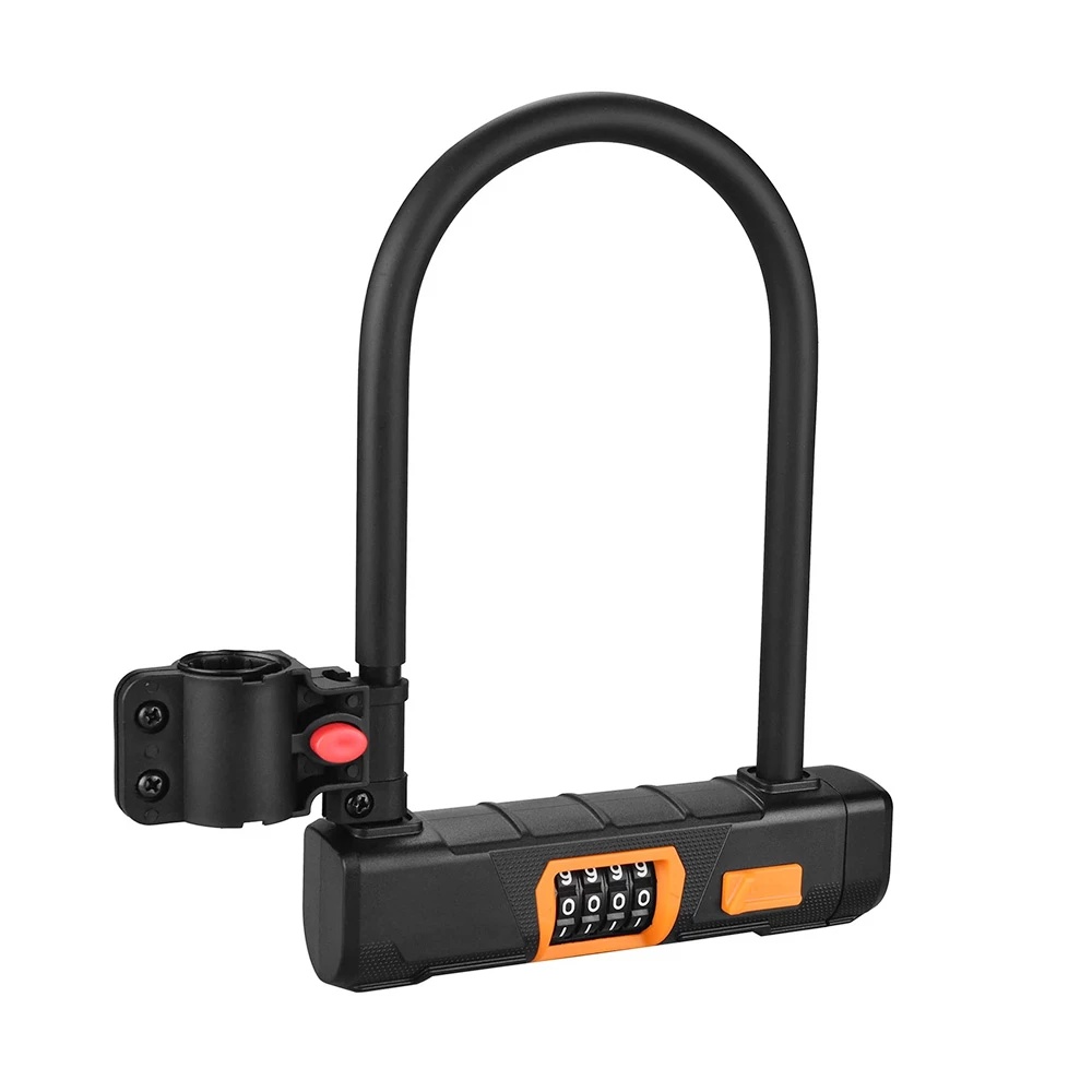 Bicycle U Lock Anti-theft Heavy Duty Bike Password Lock Alloy Bike Safety Tool For Bikes, Motorcycles, Scooters 5 Bicycle U Lock Anti-theft Heavy Duty Bike Password Lock Alloy Bike Safety Tool For Bikes, Motorcycles, Scooters - Image 3