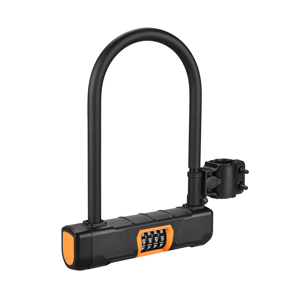 Bicycle U Lock Anti-theft Heavy Duty Bike Password Lock Alloy Bike Safety Tool for Bikes, Motorcycles, Scooters Bicycle U Lock Anti-theft Heavy Duty Bike Password Lock Alloy Bike Safety Tool For Bikes, Motorcycles, Scooters -rockbros-shop Bicycle U Lock Anti theft Heavy Duty Bike Password Lock 518203 4