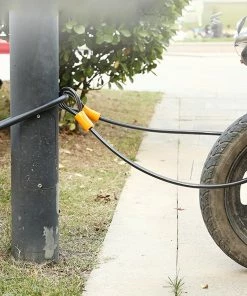 Bicycle U Lock With 1.2m Cable Anti-theft Heavy Duty Bike Password Lock Alloy For E-bikes, Motorcycles, Scooters 9 Bicycle U Lock With 1.2m Cable Anti-theft Heavy Duty Bike Password Lock Alloy For E-bikes, Motorcycles, Scooters -rockbros-shop Bicycle U Lock with 1 2m Cable Anti theft 518204 2