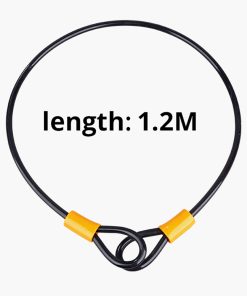 Bicycle U Lock With 1.2m Cable Anti-theft Heavy Duty Bike Password Lock Alloy For E-bikes, Motorcycles, Scooters -rockbros-shop Bicycle U Lock with 1 2m Cable Anti theft 518204 3