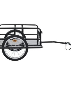 Bike Cargo Trailer 130x73x48.5 Cm Steel Black 3 Bike Cargo Trailer 130x73x48.5 Cm Steel Black -rockbros-shop Bike Cargo Trailer 130x73x48 5 cm Steel Black 427220 1