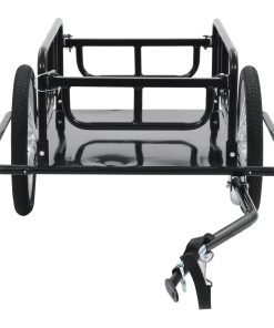 Bike Cargo Trailer 130x73x48.5 Cm Steel Black 4 Bike Cargo Trailer 130x73x48.5 Cm Steel Black -rockbros-shop Bike Cargo Trailer 130x73x48 5 cm Steel Black 427220 2