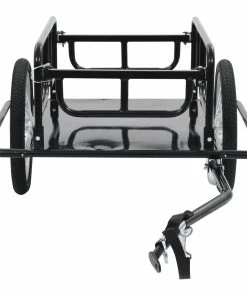 Bike Cargo Trailer 130x73x48.5 Cm Steel Black 10 Bike Cargo Trailer 130x73x48.5 Cm Steel Black -rockbros-shop Bike Cargo Trailer 130x73x48 5 cm Steel Black 427220 2