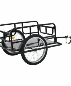 Bike Cargo Trailer 130x73x48.5 Cm Steel Black 11 Bike Cargo Trailer 130x73x48.5 Cm Steel Black -rockbros-shop Bike Cargo Trailer 130x73x48 5 cm Steel Black 427220 3