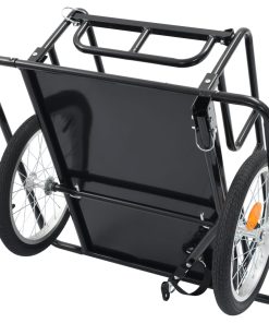 Bike Cargo Trailer 130x73x48.5 Cm Steel Black 6 Bike Cargo Trailer 130x73x48.5 Cm Steel Black -rockbros-shop Bike Cargo Trailer 130x73x48 5 cm Steel Black 427220 4