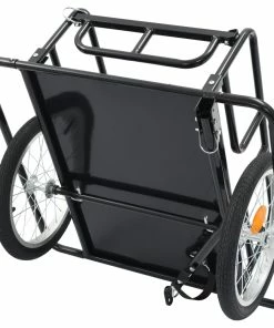 Bike Cargo Trailer 130x73x48.5 Cm Steel Black 12 Bike Cargo Trailer 130x73x48.5 Cm Steel Black -rockbros-shop Bike Cargo Trailer 130x73x48 5 cm Steel Black 427220 4