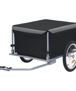 Bike Cargo Trailer Black And Grey 65 Kg