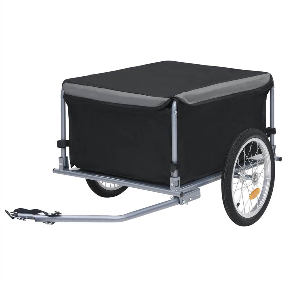 Bike Cargo Trailer Black and Grey 65 kg Bike Cargo Trailer Black And Grey 65 Kg -rockbros-shop Bike Cargo Trailer Black and Grey 65 kg 462350 0