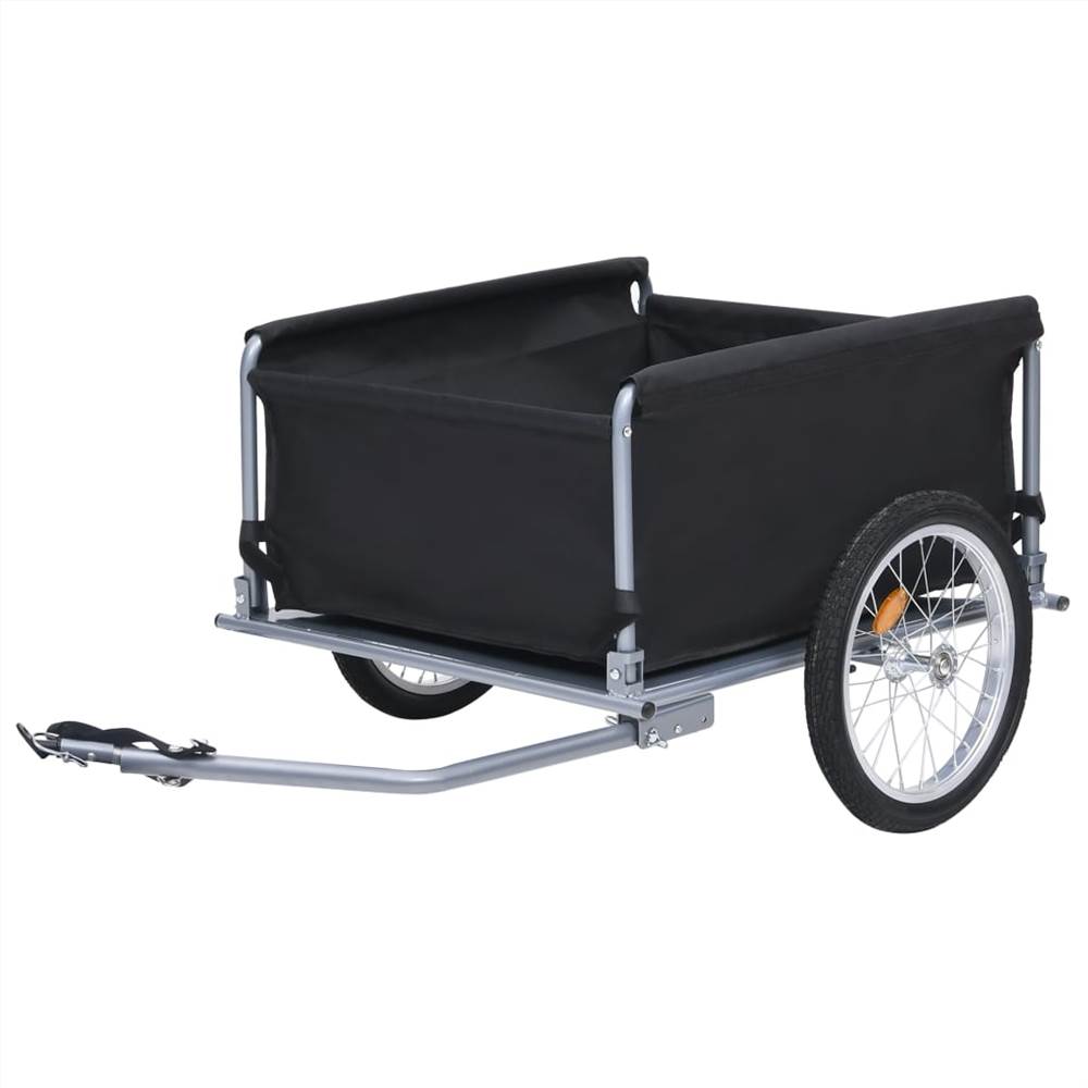 Bike Cargo Trailer Black and Grey 65 kg Bike Cargo Trailer Black And Grey 65 Kg -rockbros-shop Bike Cargo Trailer Black and Grey 65 kg 462350 1