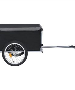 Bike Cargo Trailer Black And Grey 65 Kg 4 Bike Cargo Trailer Black And Grey 65 Kg -rockbros-shop Bike Cargo Trailer Black and Grey 65 kg 462350 2
