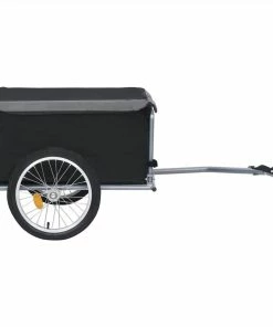 Bike Cargo Trailer Black And Grey 65 Kg 10 Bike Cargo Trailer Black And Grey 65 Kg -rockbros-shop Bike Cargo Trailer Black and Grey 65 kg 462350 2