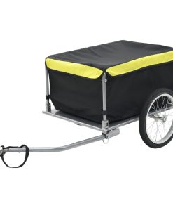 Bike Cargo Trailer Black And Yellow 65 Kg