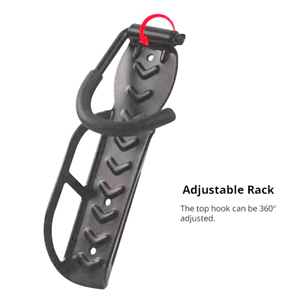 Bike Rack Wall Mount Bicycle Hanger Storage 30kg Max Load Bike Accessory - Adjustable Hook Bike Rack Wall Mount Bicycle Hanger Storage 30kg Max Load Bike Accessory - Adjustable Hook -rockbros-shop Bike Rack Wall Mount Bicycle Hanger Storage Adjustable Hook 501119 1