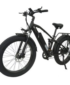 CMACEWHEEL TP26 Full Suspension Electric Mountain Bike, 26*4.0 Inch Fat Tire 48V 750W Brushless Motor 17Ah Li-battery 45Km/h Max Speed Shimano 7 Speed Transmission Black 3 CMACEWHEEL TP26 Full Suspension Electric Mountain Bike, 26*4.0 Inch Fat Tire 48V 750W Brushless Motor 17Ah Li-battery 45Km/h Max Speed Shimano 7 Speed Transmission Black -rockbros-shop CMACEWHEEL TP26 Full Suspension Electric Mountain Bike 518364 1