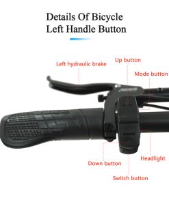 CMACEWHEEL TP26 Full Suspension Electric Mountain Bike, 26*4.0 Inch Fat Tire 48V 750W Brushless Motor 17Ah Li-battery 45Km/h Max Speed Shimano 7 Speed Transmission Black 7 CMACEWHEEL TP26 Full Suspension Electric Mountain Bike, 26*4.0 Inch Fat Tire 48V 750W Brushless Motor 17Ah Li-battery 45Km/h Max Speed Shimano 7 Speed Transmission Black -rockbros-shop CMACEWHEEL TP26 Full Suspension Electric Mountain Bike 518364 5