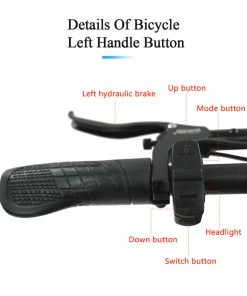 CMACEWHEEL TP26 Full Suspension Electric Mountain Bike, 26*4.0 Inch Fat Tire 48V 750W Brushless Motor 17Ah Li-battery 45Km/h Max Speed Shimano 7 Speed Transmission Black -rockbros-shop CMACEWHEEL TP26 Full Suspension Electric Mountain Bike 518364 5