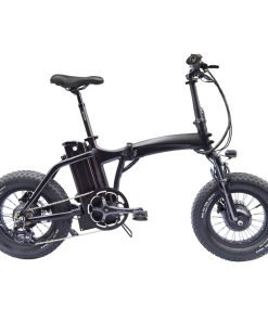 CMSBIKE K1 FATV All-terrain 19'' Fat Tire Electric Folding Bike Dual-drive 350W*2 Brushless Motors 48V 14Ah Battery-Black