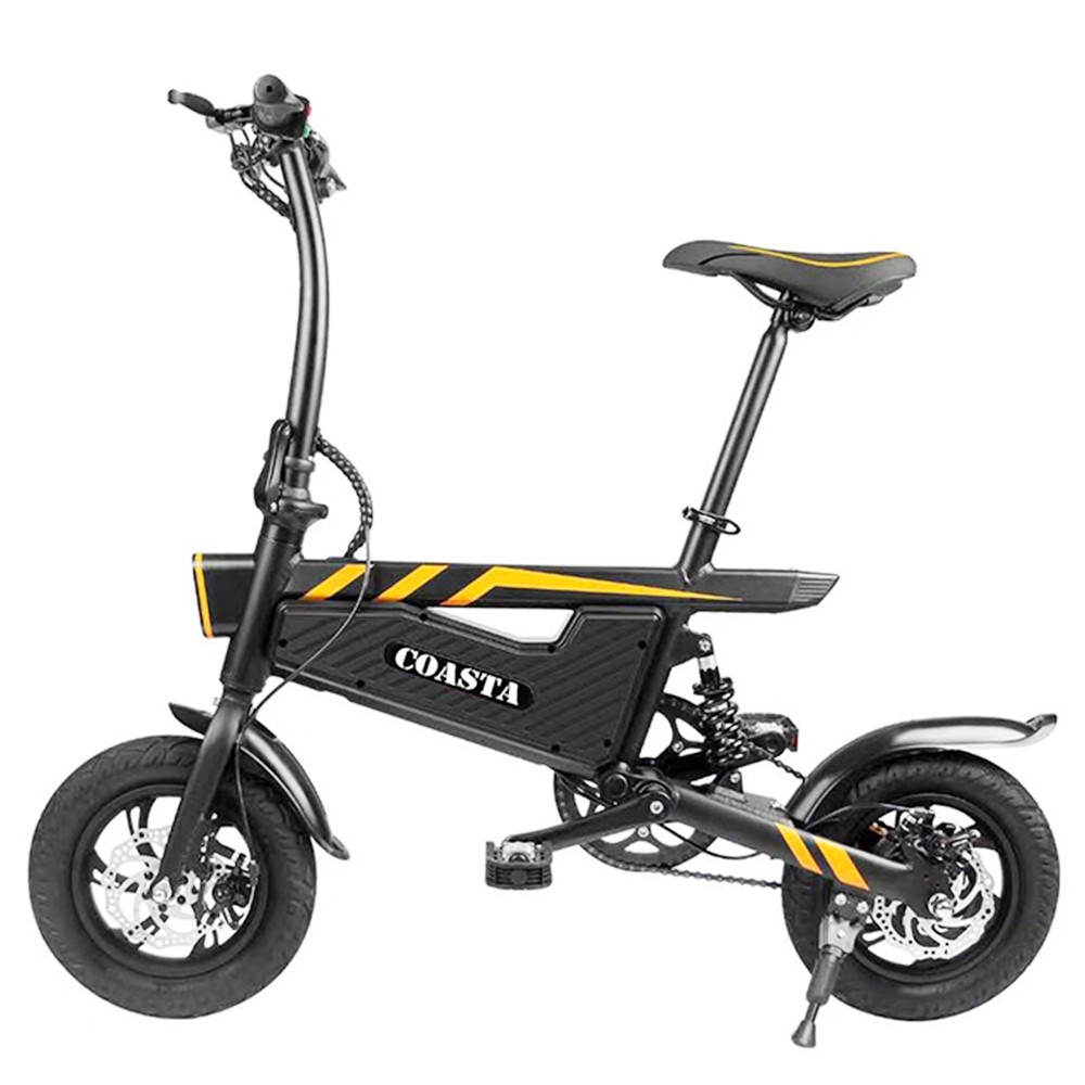 COASTA T18 Electric Bike 12 Inch Pneumatic Tire 350W Motor 25Km/h Max Speed 7.8Ah Battery 120KG Max Load IP54 Waterproof - Black COASTA T18 Electric Bike 12 Inch Pneumatic Tire 350W Motor 25Km/h Max Speed 7.8Ah Battery 120KG Max Load IP54 Waterproof - Black -rockbros-shop COASTA T18 Electric Bike 7 8Ah Battery 350W Motor 515192 0