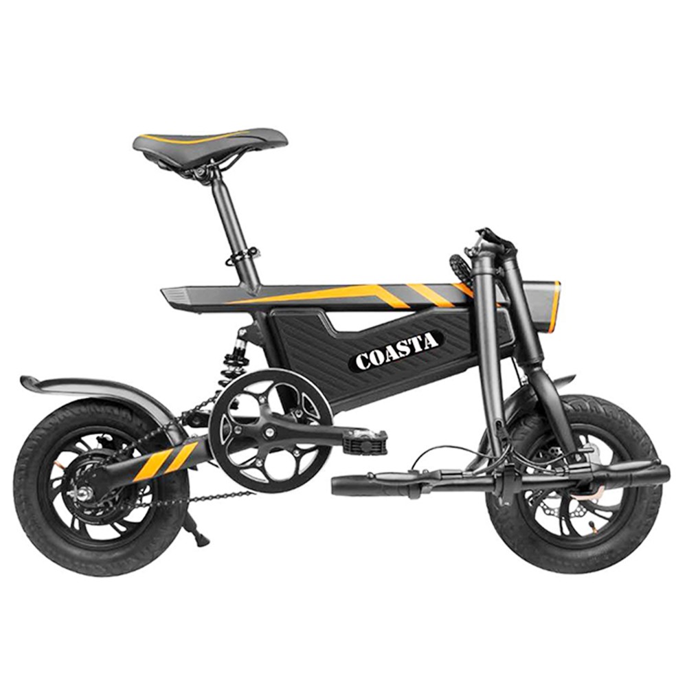 COASTA T18 Electric Bike 12 Inch Pneumatic Tire 350W Motor 25Km/h Max Speed 7.8Ah Battery 120KG Max Load IP54 Waterproof - Black COASTA T18 Electric Bike 12 Inch Pneumatic Tire 350W Motor 25Km/h Max Speed 7.8Ah Battery 120KG Max Load IP54 Waterproof - Black -rockbros-shop COASTA T18 Electric Bike 7 8Ah Battery 350W Motor 515192 1