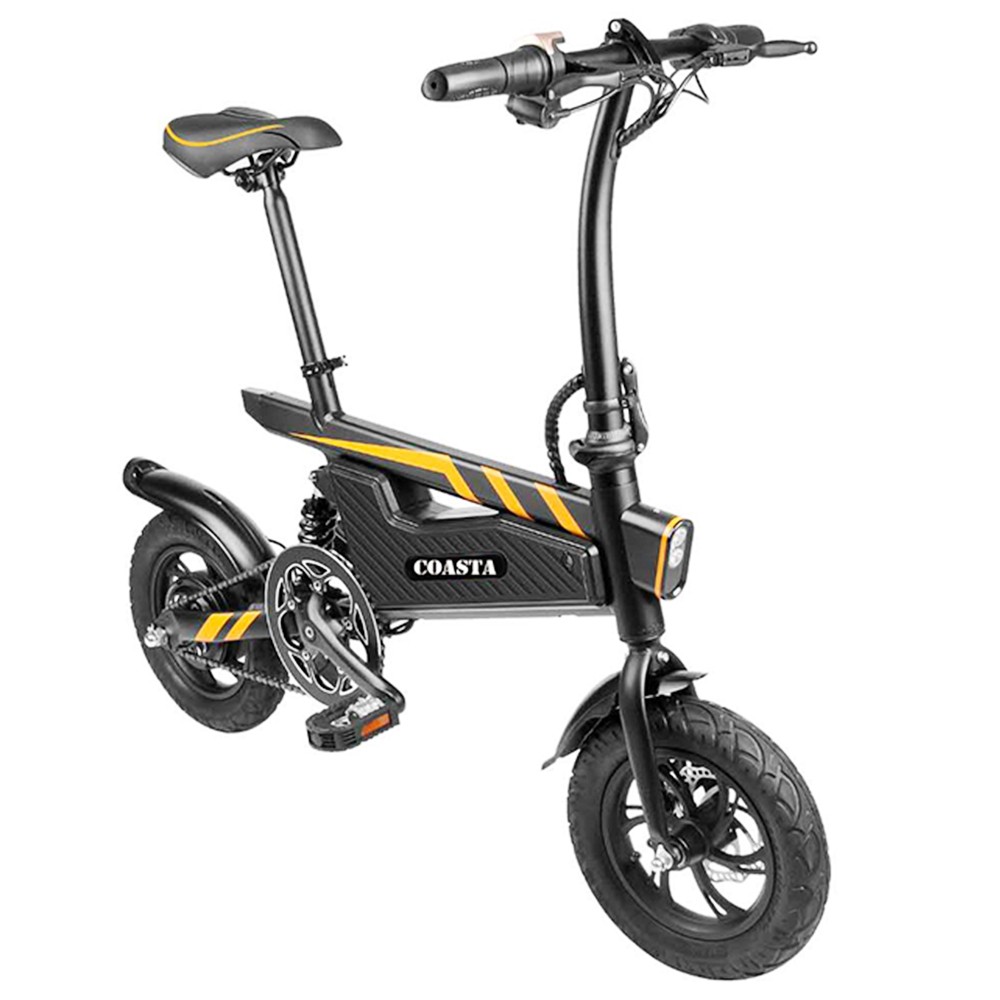 COASTA T18 Electric Bike 12 Inch Pneumatic Tire 350W Motor 25Km/h Max Speed 7.8Ah Battery 120KG Max Load IP54 Waterproof - Black COASTA T18 Electric Bike 12 Inch Pneumatic Tire 350W Motor 25Km/h Max Speed 7.8Ah Battery 120KG Max Load IP54 Waterproof - Black -rockbros-shop COASTA T18 Electric Bike 7 8Ah Battery 350W Motor 515192 2
