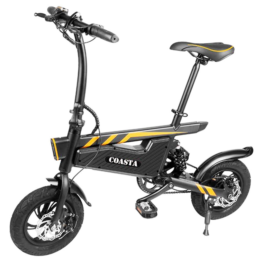 COASTA T18 Electric Bike 12 Inch Pneumatic Tire 350W Motor 25Km/h Max Speed 7.8Ah Battery 120KG Max Load IP54 Waterproof - Black COASTA T18 Electric Bike 12 Inch Pneumatic Tire 350W Motor 25Km/h Max Speed 7.8Ah Battery 120KG Max Load IP54 Waterproof - Black -rockbros-shop COASTA T18 Electric Bike 7 8Ah Battery 350W Motor 515192 3