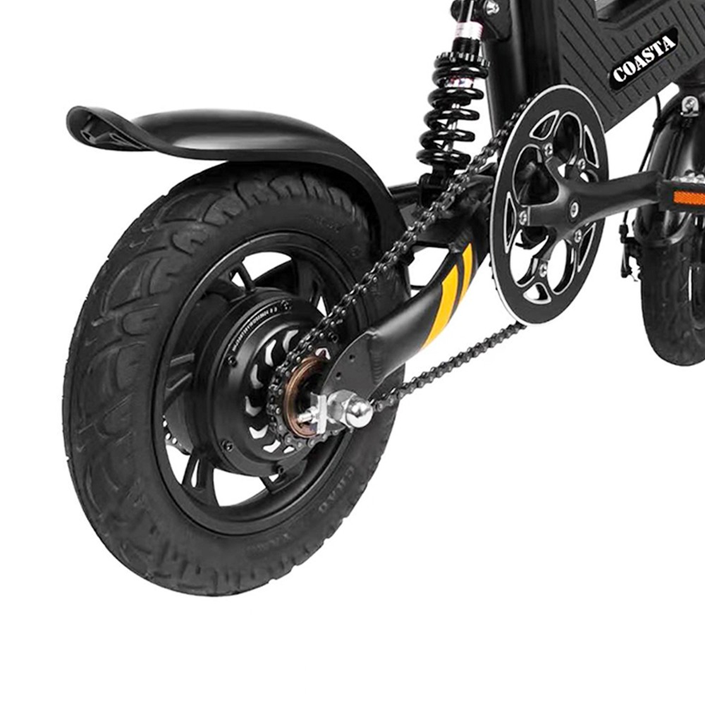 COASTA T18 Electric Bike 12 Inch Pneumatic Tire 350W Motor 25Km/h Max Speed 7.8Ah Battery 120KG Max Load IP54 Waterproof - Black COASTA T18 Electric Bike 12 Inch Pneumatic Tire 350W Motor 25Km/h Max Speed 7.8Ah Battery 120KG Max Load IP54 Waterproof - Black -rockbros-shop COASTA T18 Electric Bike 7 8Ah Battery 350W Motor 515192 4