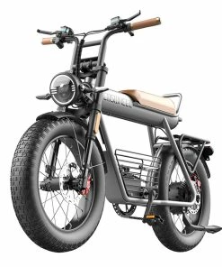 COSWHEEL CT20 Electric Mountain Bike 20*5.0 Inch All-terrain Fat Tire, 750W Brushless Motor 45km/h Max Speed 48V 25Ah Battery 150kg Load -rockbros-shop COSWHEEL CT20 Electric Bike 20 5 0 All terrain Tire 518575 2