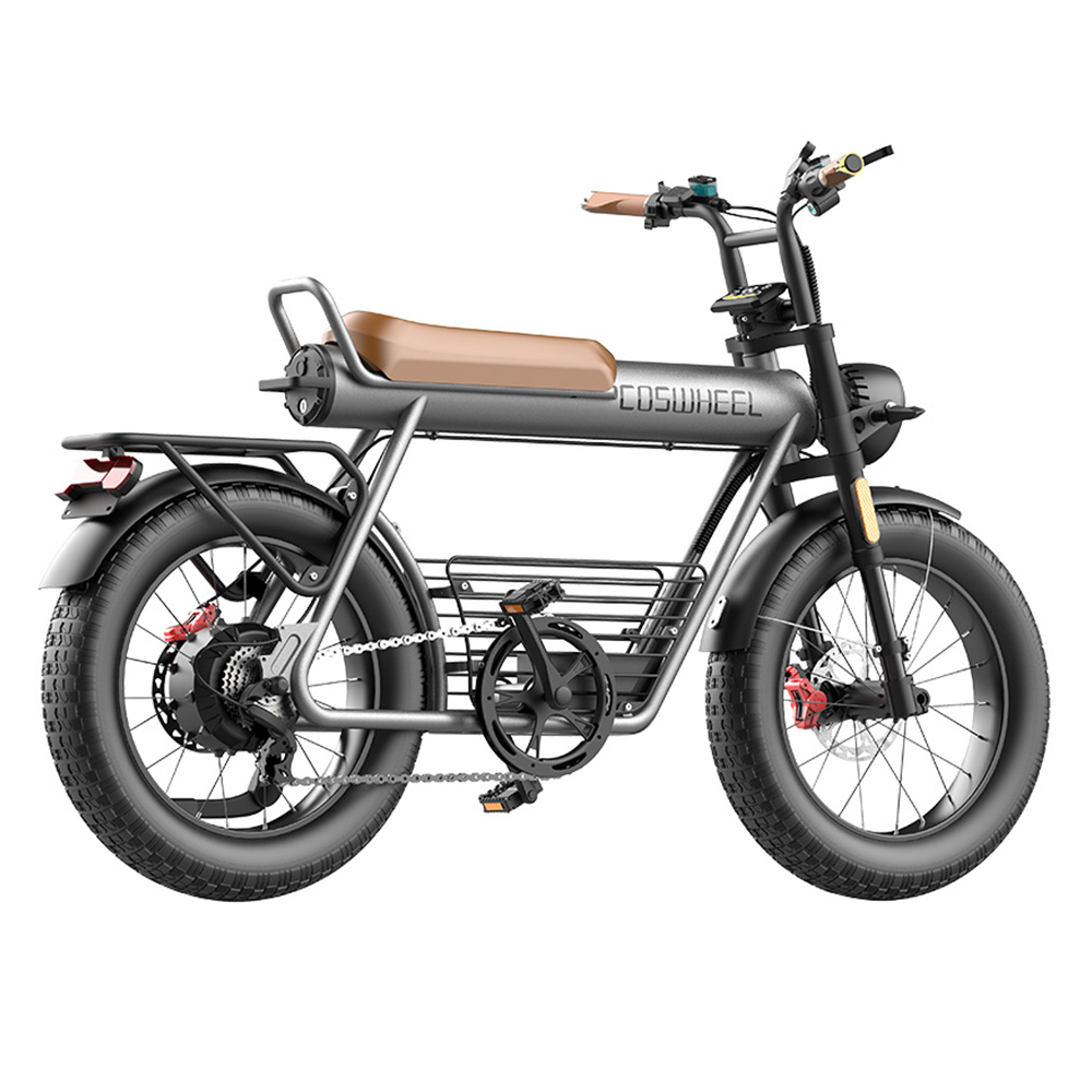 COSWHEEL CT20 Electric Mountain Bike 20*5.0 Inch All-terrain Fat Tire, 750W Brushless Motor 45km/h Max Speed 48V 25Ah Battery 150kg Load COSWHEEL CT20 Electric Mountain Bike 20*5.0 Inch All-terrain Fat Tire, 750W Brushless Motor 45km/h Max Speed 48V 25Ah Battery 150kg Load -rockbros-shop COSWHEEL CT20 Electric Bike 20 5 0 All terrain Tire 518575 3