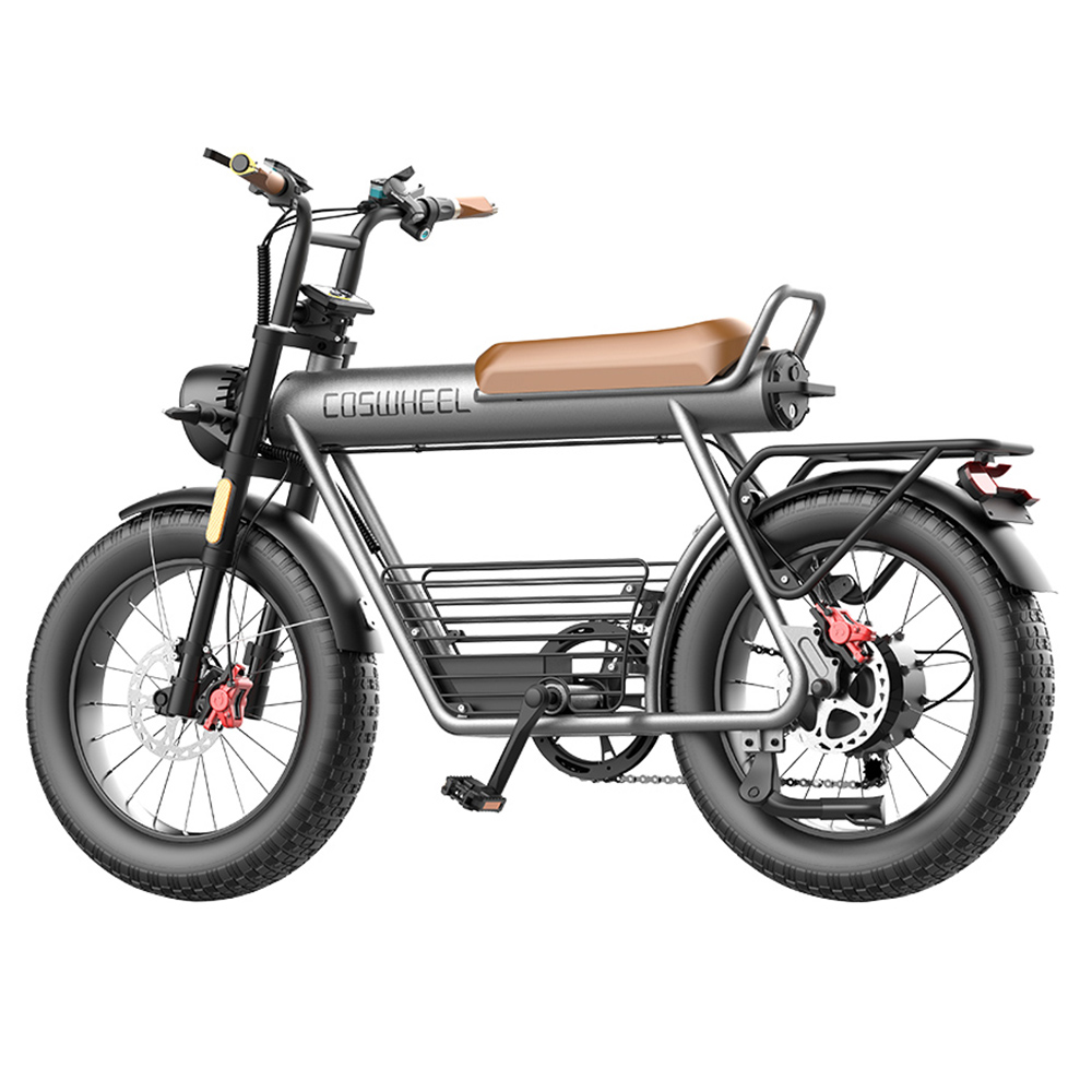 COSWHEEL CT20 Electric Mountain Bike 20*5.0 Inch All-terrain Fat Tire, 750W Brushless Motor 45km/h Max Speed 48V 25Ah Battery 150kg Load COSWHEEL CT20 Electric Mountain Bike 20*5.0 Inch All-terrain Fat Tire, 750W Brushless Motor 45km/h Max Speed 48V 25Ah Battery 150kg Load -rockbros-shop COSWHEEL CT20 Electric Bike 20 5 0 All terrain Tire 518575 4