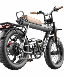 COSWHEEL CT20 Electric Mountain Bike 20*5.0 Inch All-terrain Fat Tire, 750W Brushless Motor 45km/h Max Speed 48V 25Ah Battery 150kg Load -rockbros-shop COSWHEEL CT20 Electric Bike 20 5 0 All terrain Tire 518575 5