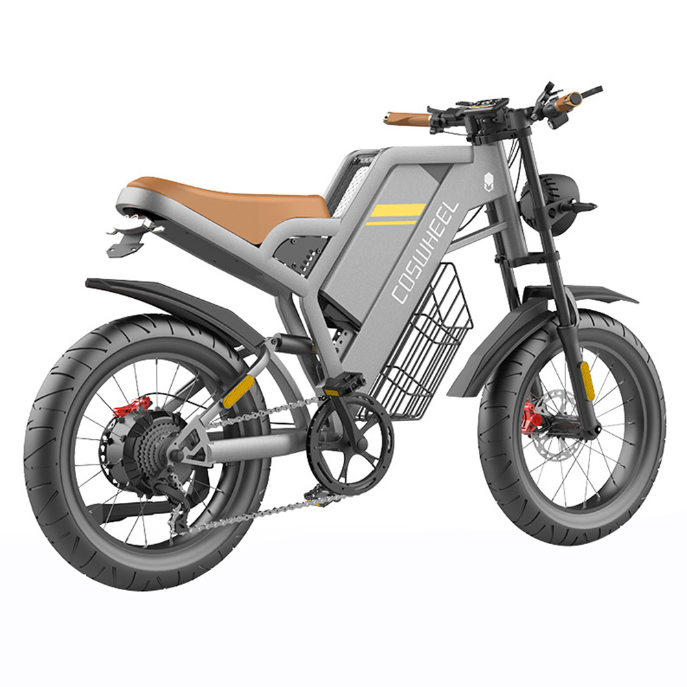 COSWHEEL GT20 Electric Off-road Bike, 20*4.0 inch Tire, 750W Motor 45km/h Max Speed, 25Ah Battery for 140-160km Range COSWHEEL GT20 Electric Off-road Bike, 20*4.0 Inch Tire, 750W Motor 45km/h Max Speed, 25Ah Battery For 140-160km Range -rockbros-shop COSWHEEL GT20 Electric Off road Bike 518576 1