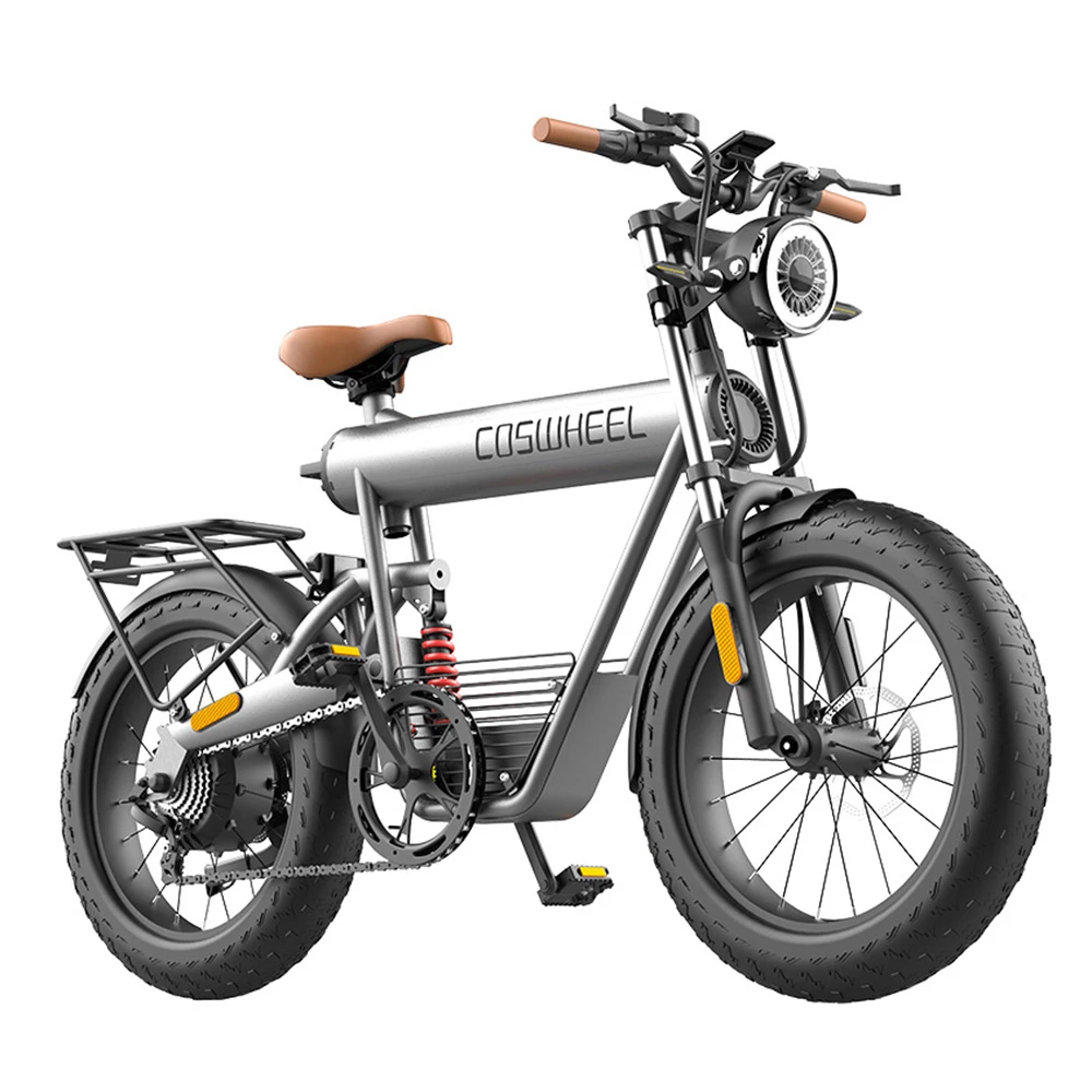 COSWHEEL T20R All-Terrain E-Bike, 20*4.0 Inch Fat Tires, 750W Brushless Motor 45km/h Max Speed, 20Ah Battery For 150KM Long Range 150kg Load 4 COSWHEEL T20R All-Terrain E-Bike, 20*4.0 Inch Fat Tires, 750W Brushless Motor 45km/h Max Speed, 20Ah Battery For 150KM Long Range 150kg Load - Image 2