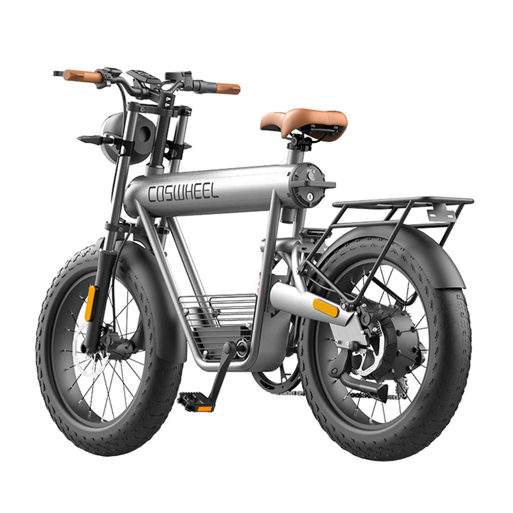 COSWHEEL T20R All-Terrain E-Bike, 20*4.0 Inch Fat Tires, 750W Brushless Motor 45km/h Max Speed, 20Ah Battery For 150KM Long Range 150kg Load 7 COSWHEEL T20R All-Terrain E-Bike, 20*4.0 Inch Fat Tires, 750W Brushless Motor 45km/h Max Speed, 20Ah Battery For 150KM Long Range 150kg Load - Image 5