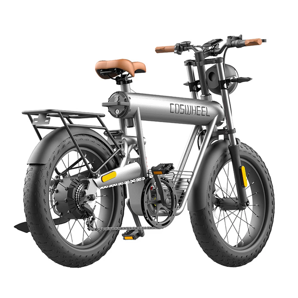 COSWHEEL T20R All-Terrain E-Bike, 20*4.0 Inch Fat Tires, 750W Brushless Motor 45km/h Max Speed, 20Ah Battery For 150KM Long Range 150kg Load 8 COSWHEEL T20R All-Terrain E-Bike, 20*4.0 Inch Fat Tires, 750W Brushless Motor 45km/h Max Speed, 20Ah Battery For 150KM Long Range 150kg Load - Image 6