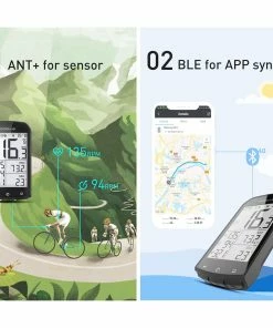 CYCPLUS M1 GPS Bike Computer Waterproof Bicycle Speedometer And Odometer ANT Wireless Cycling Computer Compatible With App -rockbros-shop CYCPLUS GPS Bike Computer Waterproof Bicycle Speedometer and Odometer 472828 1
